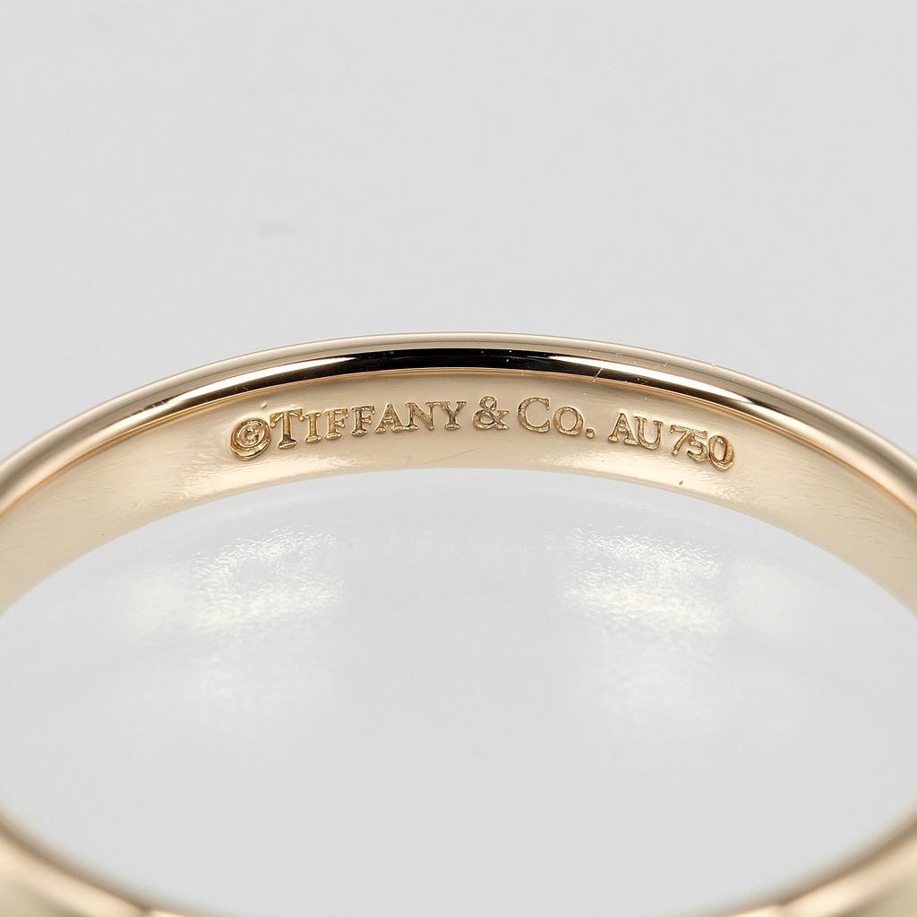 TIFFANY&Co. Notizen Lucida Ring K18 Roségold #9,0(US-Grösse) 3,2g Herren Gebraucht