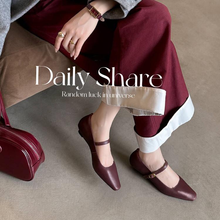 Neue retro vielseitige Leder-Damen-Schuhe mit Mary Jane Schuhen 2025 Frühling neue dünne kleine niedrig-absatzige Einzel-Schuhe