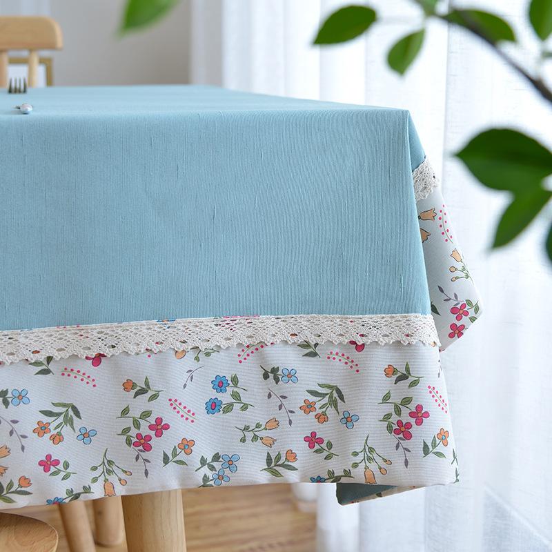 Linen Cotton Printed Tablecloth Tablecloth Coffee Table Cloth