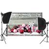 Christmas Wood Board Backgrounds for Photographs Plank Pine Branch Gifts Xmas Bells Winter Snow Family Party Photocall Backdrops