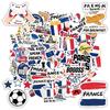 35pcs-50pcs Cartoon French Flag Stickers Travel Eiffel Tower French Stickers  Stickers For DIY Phone Laptop Scrapbook Bike