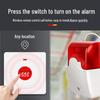 220V Bathroom Emergency Call Alarm for Disabled Toilets with Remote Control