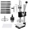 Compact Manual Punch Press - Hand-Operated Die-Cutting & Hole Punching Machine