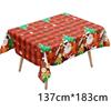 Disposable Christmas Tablecloth Bronzing Table Cover Disposable Tablecloths  New Year Party