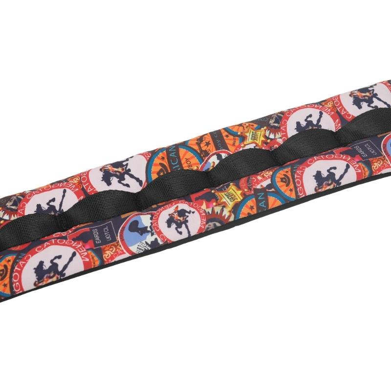 Universals Guitar Bass Strap Adjustable Guitar Shoulder Strap Belt PU Leather Ends Guitar Shoulder Strap Enduring