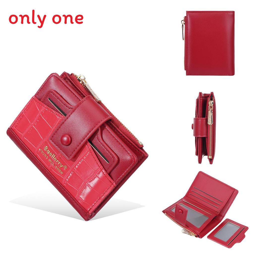 Womens Pu Wallet With Card Slots And Money Clip For Daily Use
