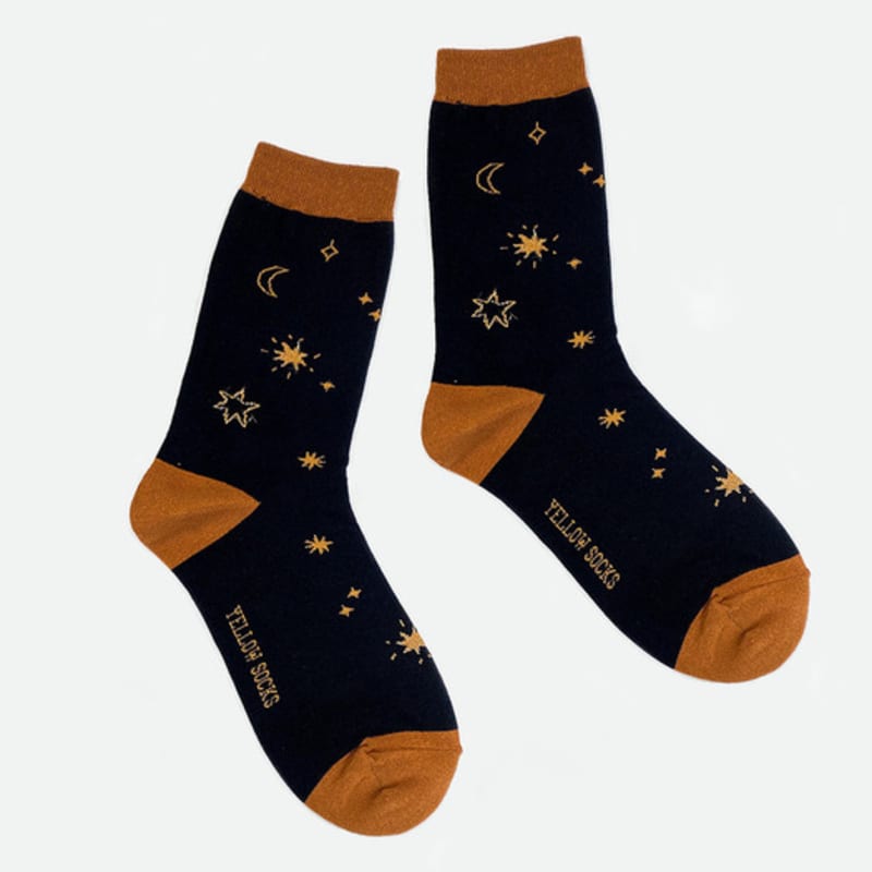 YELLOWSOCKS STARLIGHT BLACK
