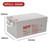 Naipu NPP 12V 120Ah Solar Colloidal Battery for Household, UPS, RV, Street Lighting