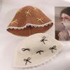 Sun Protection Bow Straw Hat Sunshade Women's Sun Hat Elegant Sunscreen Fisherman Hat  Girl