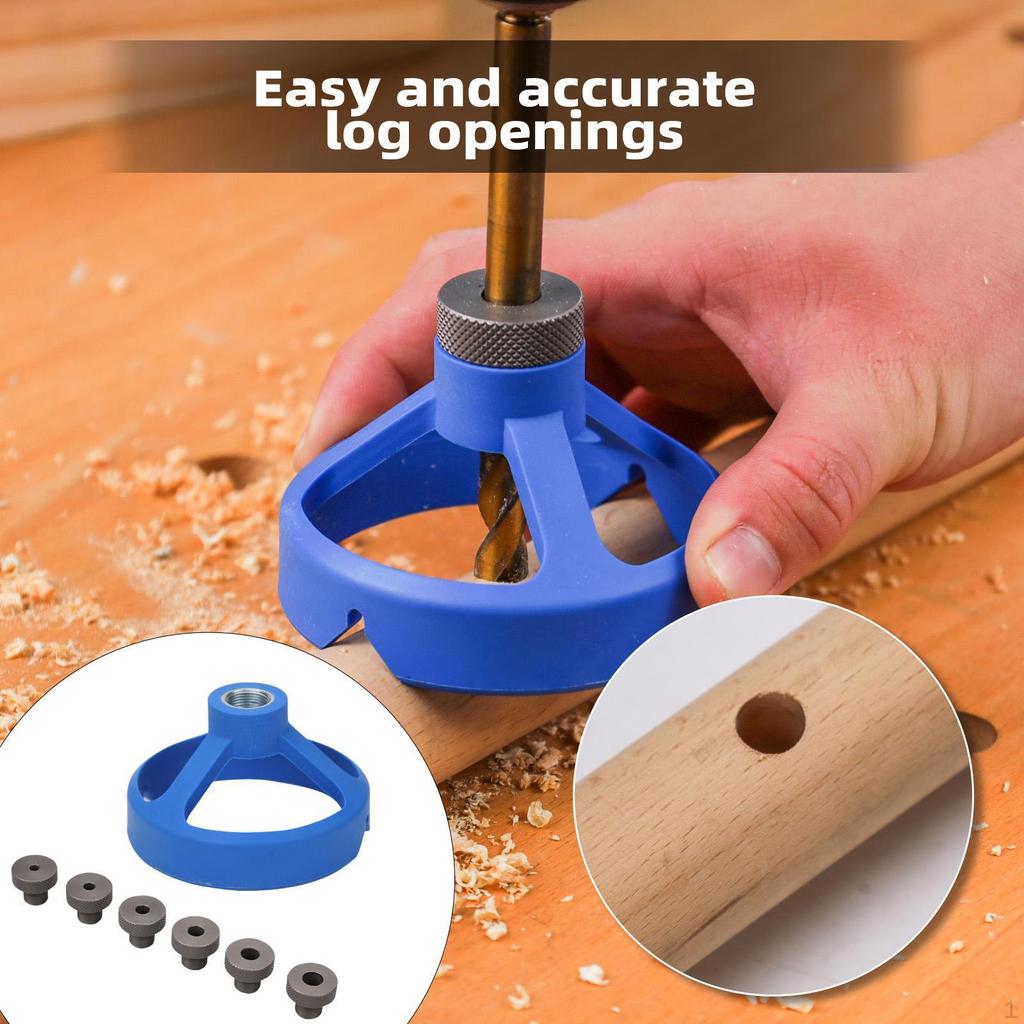 Drill Guide Punch Locating Chuck, Vertical Hole Punch--Drill Guide, High Precision for Straight