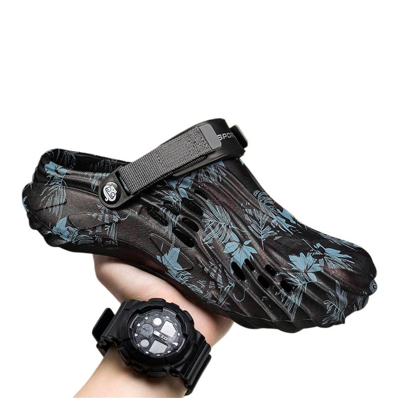 Летние мужские сандалии Новые домашние тапочки Садовая обувь Мягкие шлепанцы Легкие мужские тапочки Нескользящие мягкие шлепанцы Сандалии 40