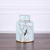 American Country Ceramic Vase Floral Decoration Home Living Room Dining Table Vase Decoration Candy Dried Fruit Storage Tank Jar