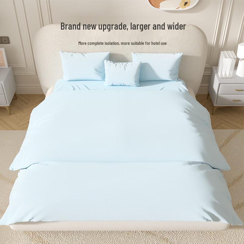 Disposable 4-Piece Elastic Fitted Sheet Travel Bedding Set