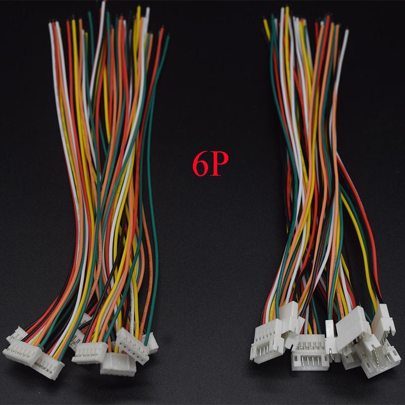 5 Paare Mini Micro JST PH Stecker Buchse Steckverbinder mit Kabeln 2.0 2P 3P 4P 5P 6PIN 100mm 200mm