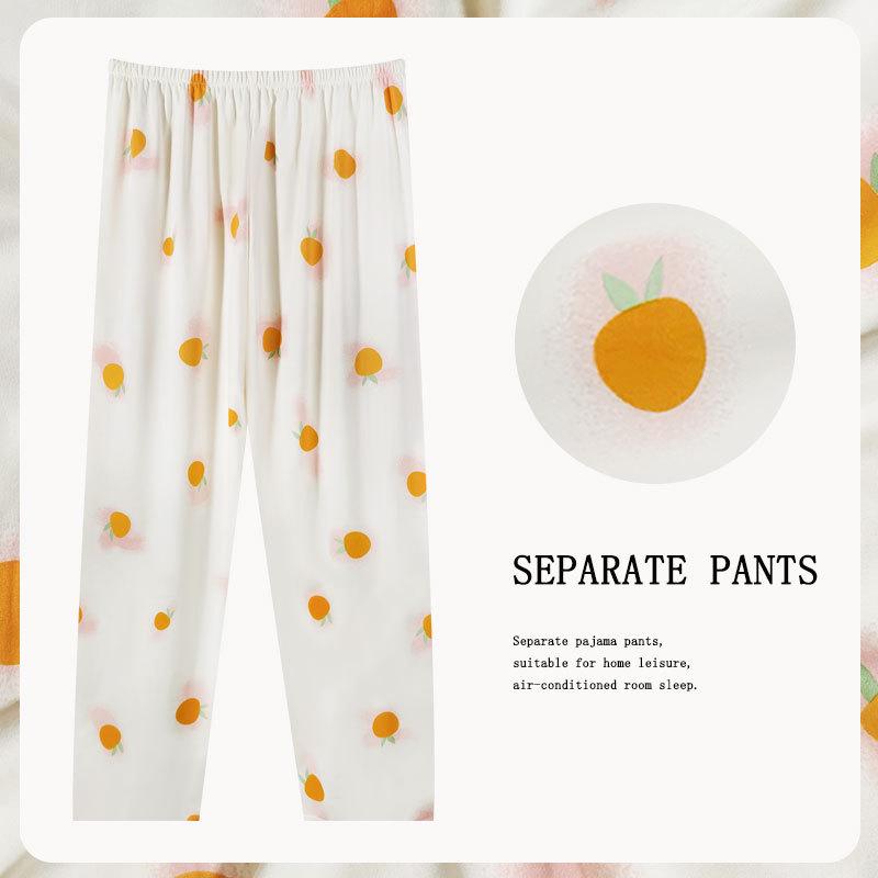 Women's Cartoon Cute Slim Fit Imitation Cotton Pants - Spring, Summer & Autumn Styles