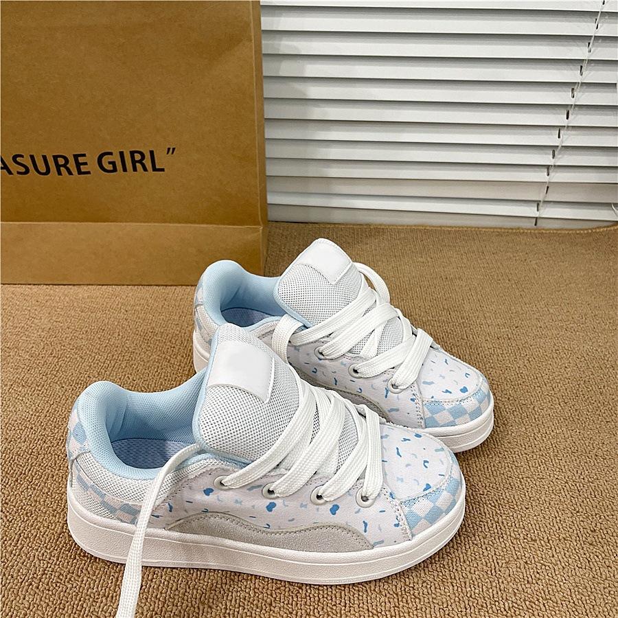 

Нишевые милые туфли-хлебцы с черникой, весна и лето, новая универсальная спортивная и повседневная обувь для скейтборда, женская 39 голубика