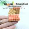 1:12 Miniature Dollhouse Egg Tray for Kitchen Scene