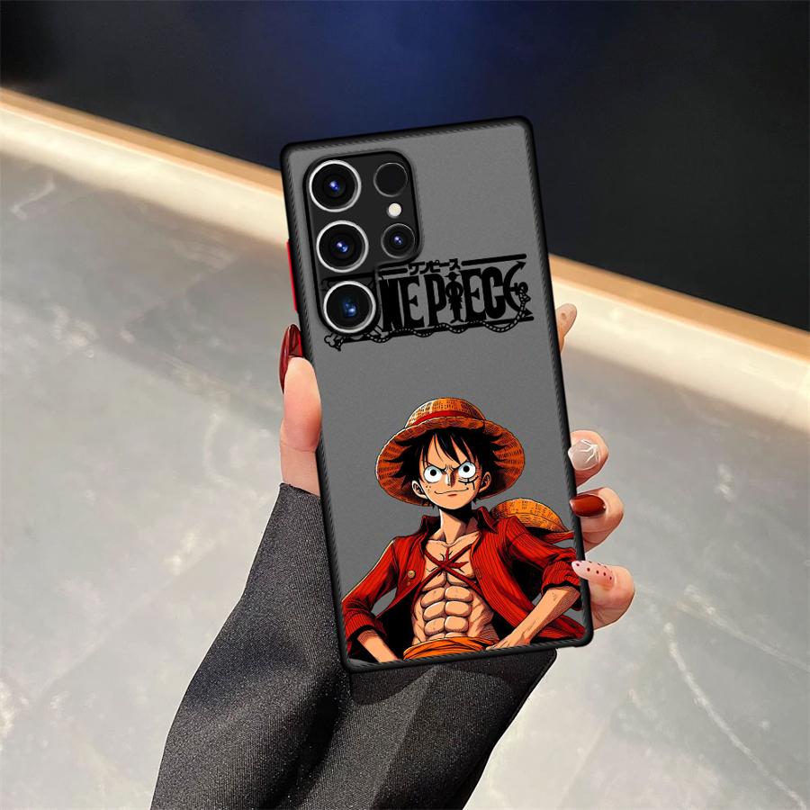 Anime One Piece Luffy Cool Case for Samsung Galaxy S23 FE S24 Plus S20 FE Note 20 Ultra 10+ S25 Ultra S26 S21 S22 Funda Back