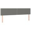 Box Spring Bed with Mattress Dark Gray 180x200 cm Fabric