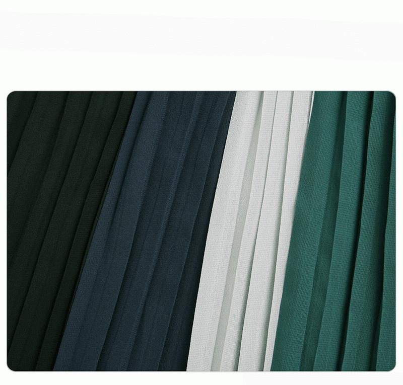 Zomer Dames Dames Geplooide Baggy Strandculottes Casual losse chiffon Wijde broek Rokbroek