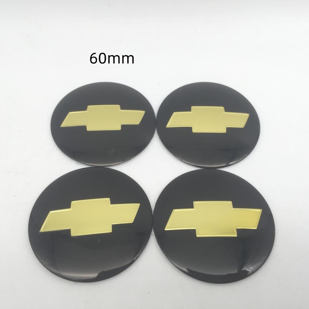 Cpfaw10 4pcs 3D For 56mm 60mm 65mm Car Emblem Wheel Hub Center Cap Badge Covers Sticker Decals Styling Accessories