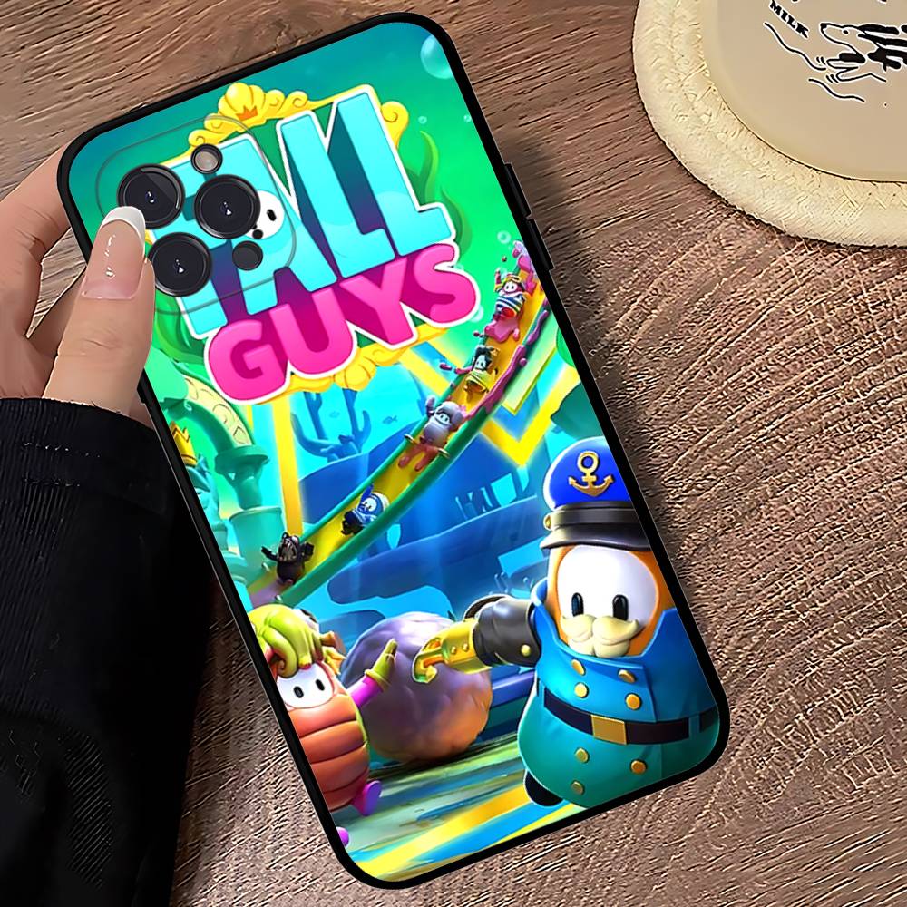 

F-Fall G-Guys Party Game Phone Case For IPhone 17 15 16 14 11 12 13 Mini Pro Max Plus Cover iPhone 15 plus