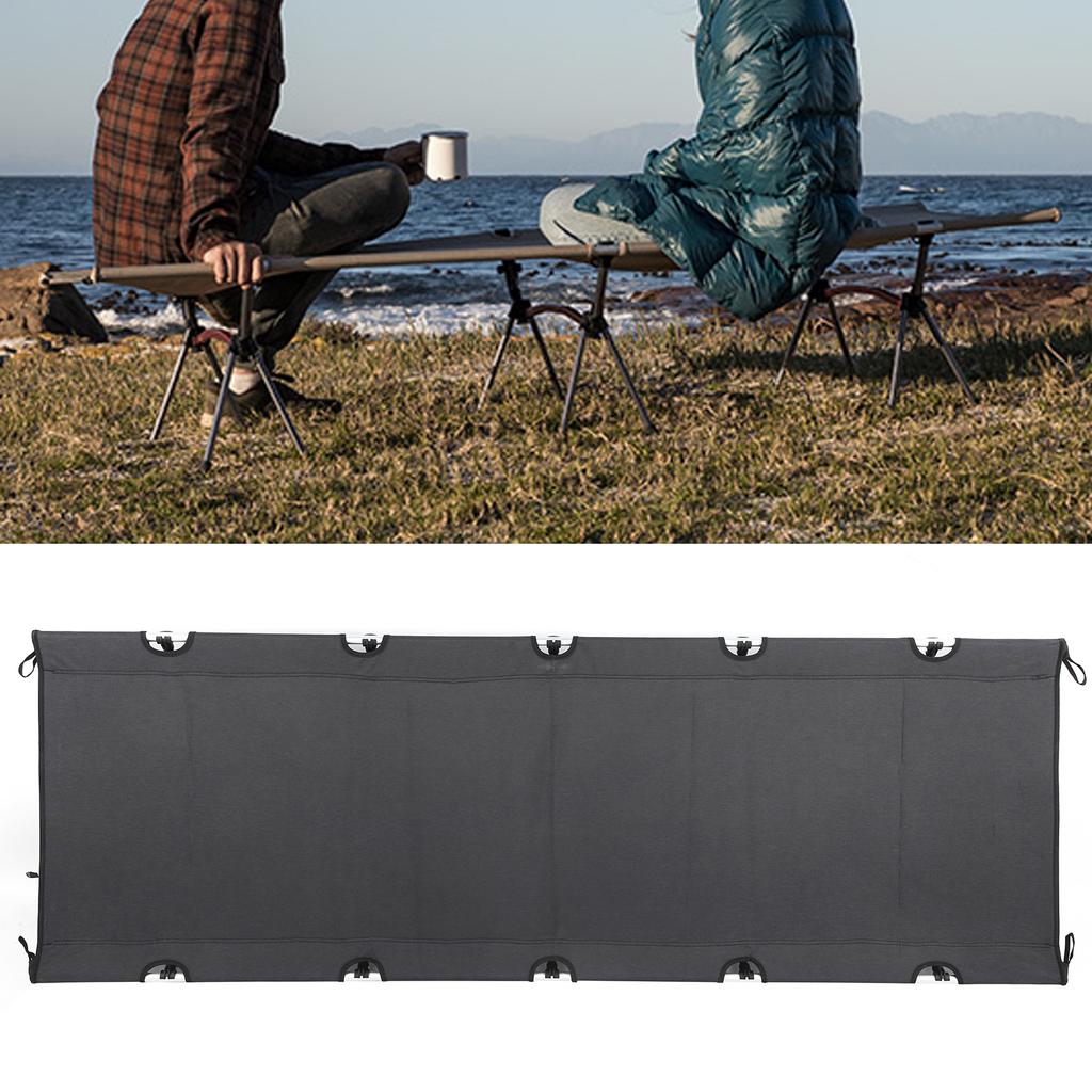 Outdoor Foldable Bed Camping Portable Aluminum Alloy Sleeping Cot with Storage Bag