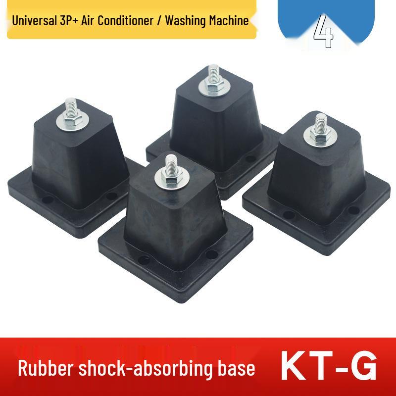 

Universal Anti-slip Rubber Base for 1-3P Outdoor Air Conditioner - Thickened Shock-Absorbing, Noise-Reduction Foot Pad