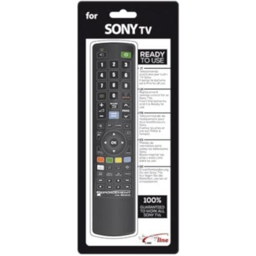 Jollyline Télécommande TV Batterie Sony Noire