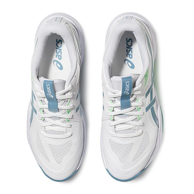 Asics Gel-Tactic 13 Stability Low-Top Volleyball Shoes Men Sneaker White Green 1071A114-102