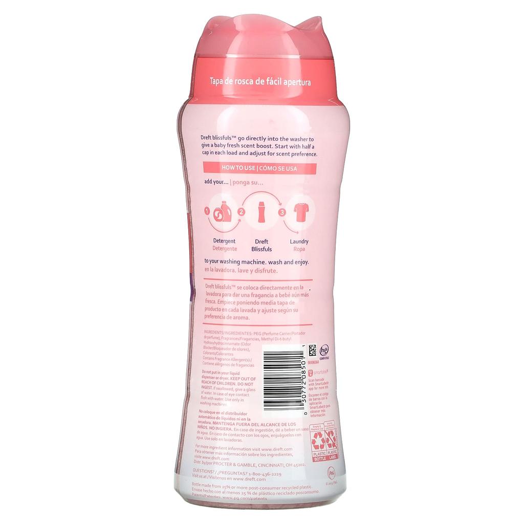 Blissfuls, In Wash Scent Booster, 515G(18.2Oz)