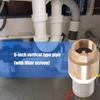 Brass Check Valves with Mesh Strainer Filter 3/4inch Internal Thread Foot Valves Water Pump Bottom Valves Easy To Use