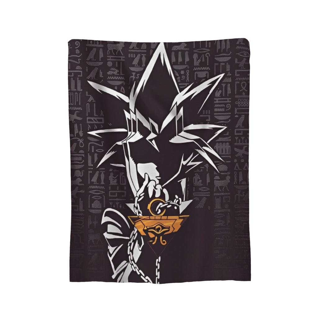 Yu-Gi-Oh!  Velvet Throw Blanket Japanese Anime Manga Aesthetic  Blanket for Bed Travel Soft Quilt,