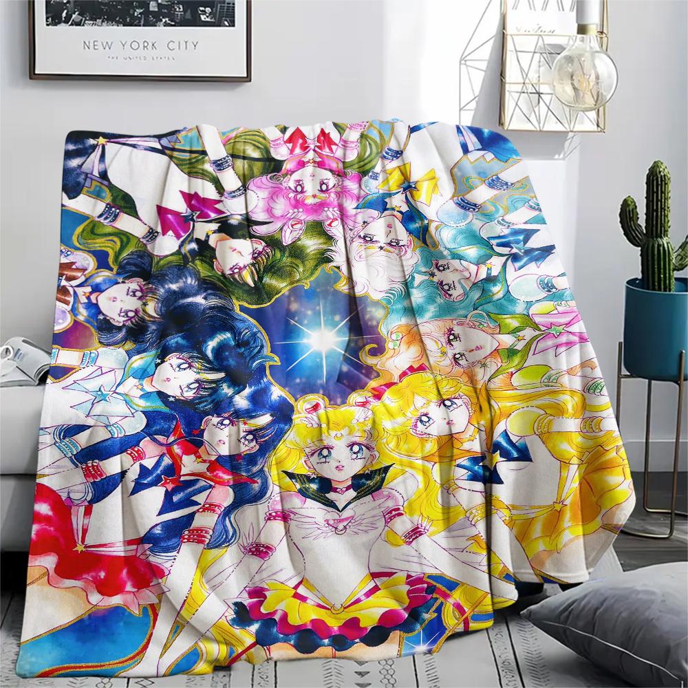 Sailor Moon Magical Girl Blanket, Sailor Moon Fan Soft Throw, Perfect Gift.chl