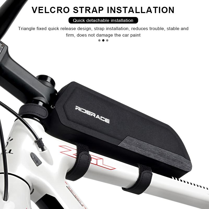 Bicycle Top Front Tube Frame Bag Large Capacity Waterproof Portable MTB Road Bike Handlebar Bag Pannier Cycling Accessories