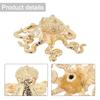 Single Hole Handle Brass Octopus Handle Home Furniture Long-Lasting Use Luxurious Gold Color Rust-Proof Stylish Design