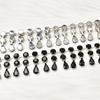 1Meter Beautiful Rhinestones Tassel Chain Round Water Drop Diamond DIY Necklace Costume Crystal Trim Wedding Dress Decoration