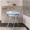 Folding Bathtub For Children, Infants With A Frame, Thermometer And Insert Ricokids Rk-287 White And Blue