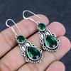 Chrome Diopside Gemstone 925 Sterling Silver Earring 1.97"