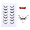 7 Pairs of False Eyelashes, Natural Short Black Stems, Daily Multiple Pairs of Eyelashes 2026