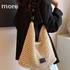 Seaside Vacation Beach Woven Bag Women's 2025 New Hollow Knitted Handbag Large Capacity Shoulder Armpit Bag