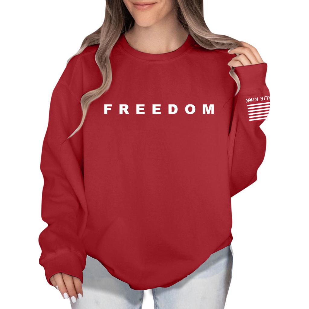Women's Colorblock Sweatshirt Long Sleeve Round Neck Casual Comfortable Loose Lightweight Women's Sweatshirtt