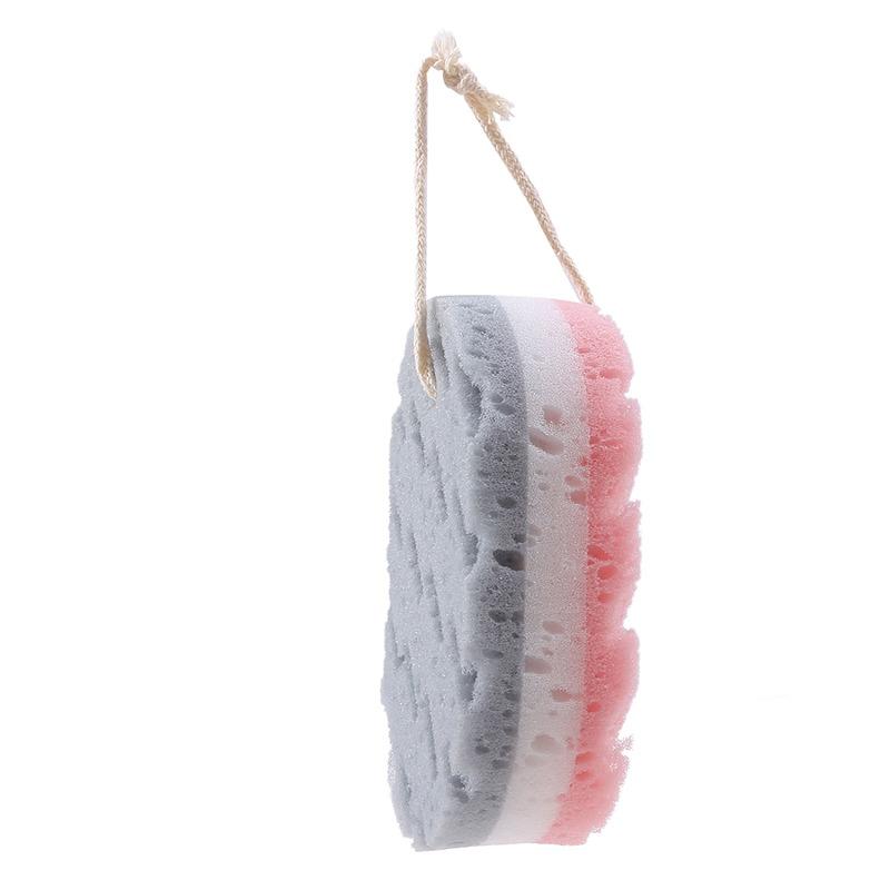 

1-5PC Sponge Bath Ball Shower Rub For Whole Body Exfoliation Massage Brush Scrubber Body Brush Sponge Brush Bathroom Accessories 1PC серый