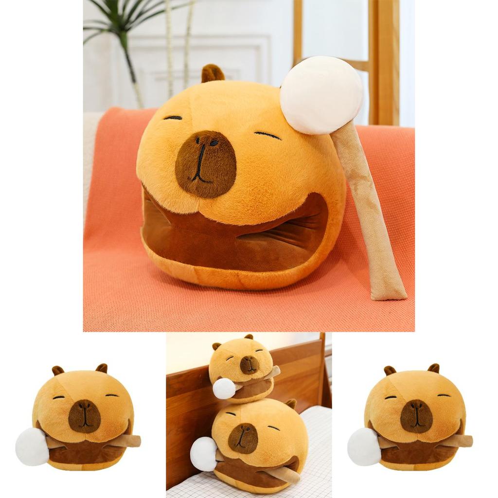 Plush Capybara Toy With Pp Cotton Filling For Kids And Home Decor