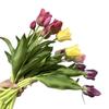Premium Soft Rubber Tulip Bouquet - Realistic Artificial Flowers for Decoration and Props