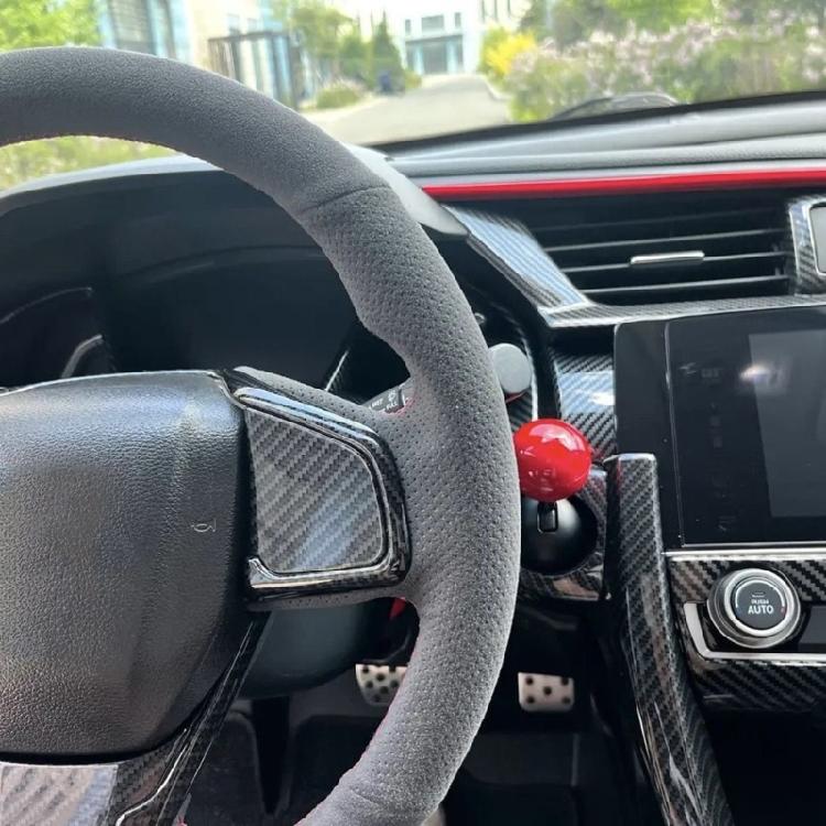 Car Engine Start Stop Button Cover Push To Start Button Joystick Pull Down Rod Ignition Cover Universally Fitment