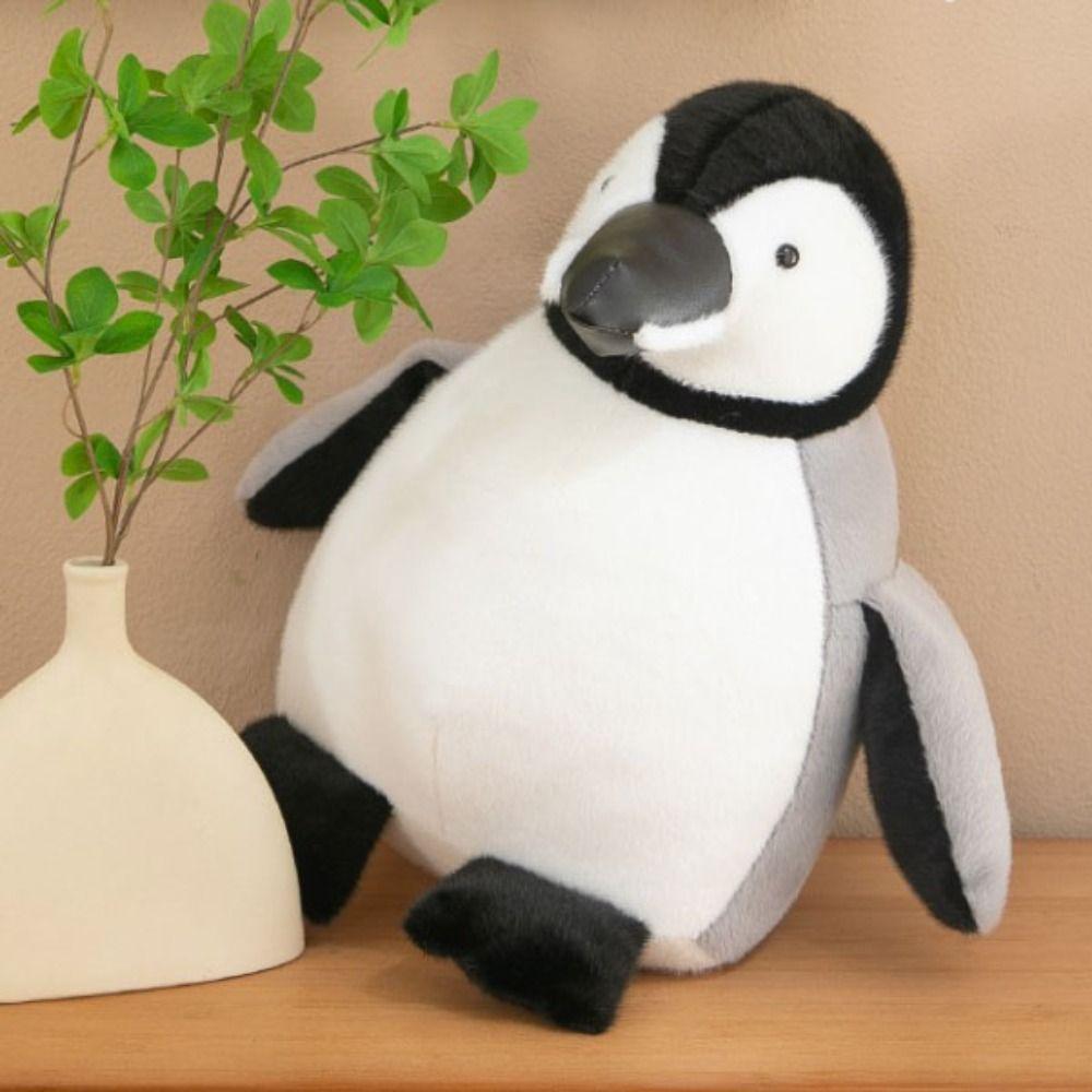 PP Cotton Simulation Penguin Plush Toy Soft Penguin Plush Doll Penguin Doll Stuffed Toy  Kids Gifts