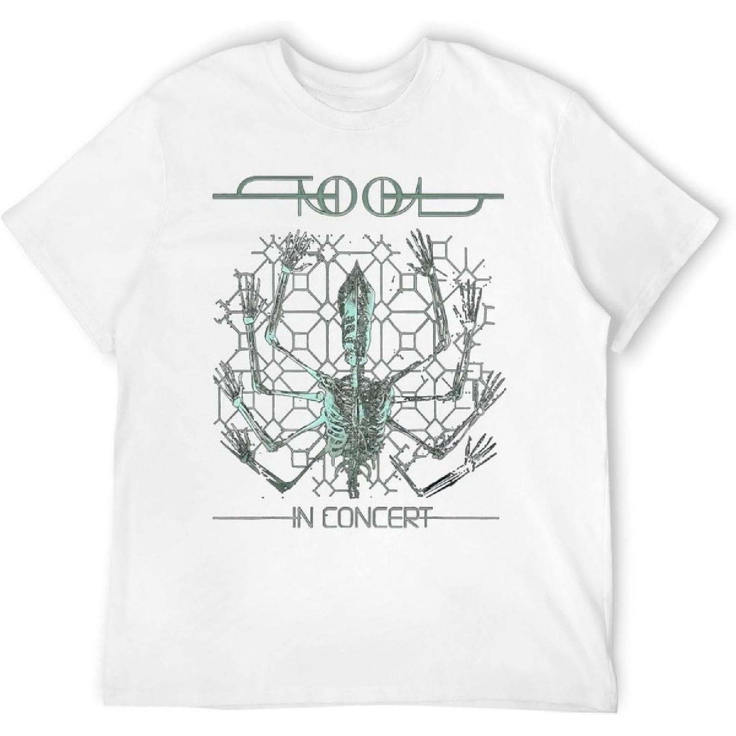 Live Music Inspired Men s T-Shirt – Rock Concert Graphic Tee for Fans of Progressive Metal S