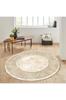 Rovigo Home Okrągły dywan z nadrukiem, który można prać RHM7288-SD753