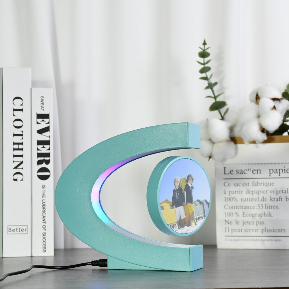 Creative Magnetic Levitation Photo Frame Photo Album Light Display Item Practical Exquisite Gift Home Decoration Handicraft